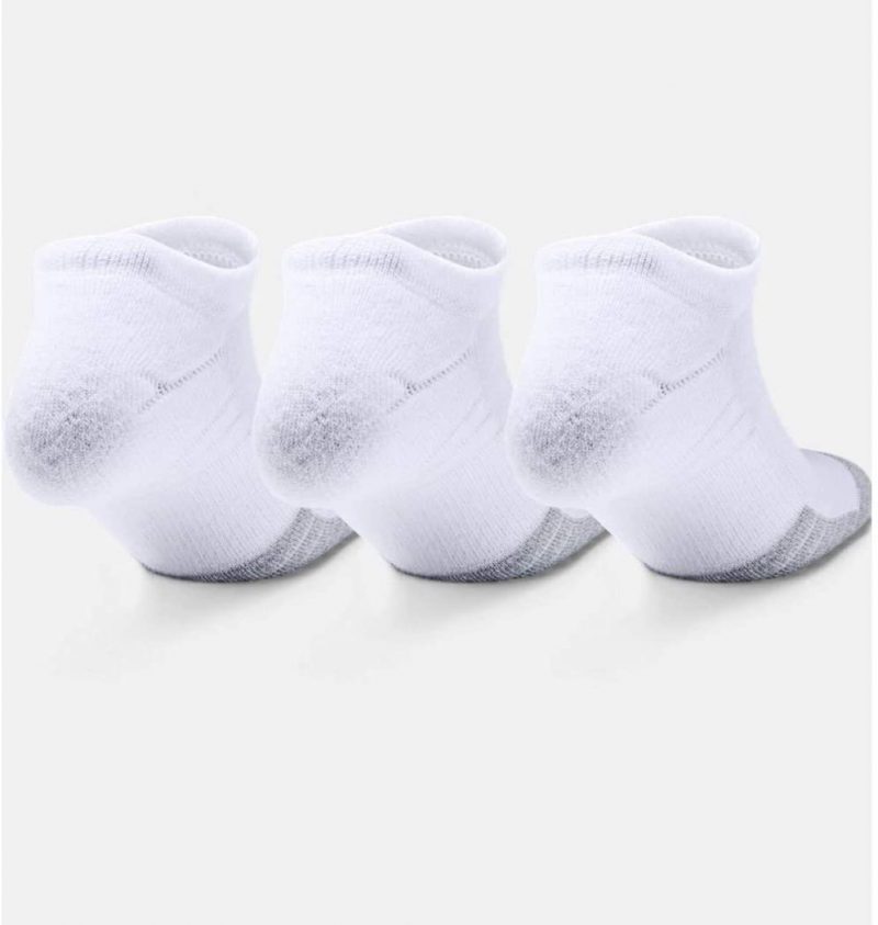 Under Armour Unisex Ua Heatgear Ns atmungsaktive Füßlinge im 3er-Pack, Sportsocken mit dynamischem Halt und Flexibilität