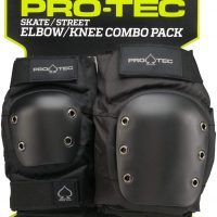 Pro-Tec Schoner Street Knee/Elbow Pad Set, Black, L