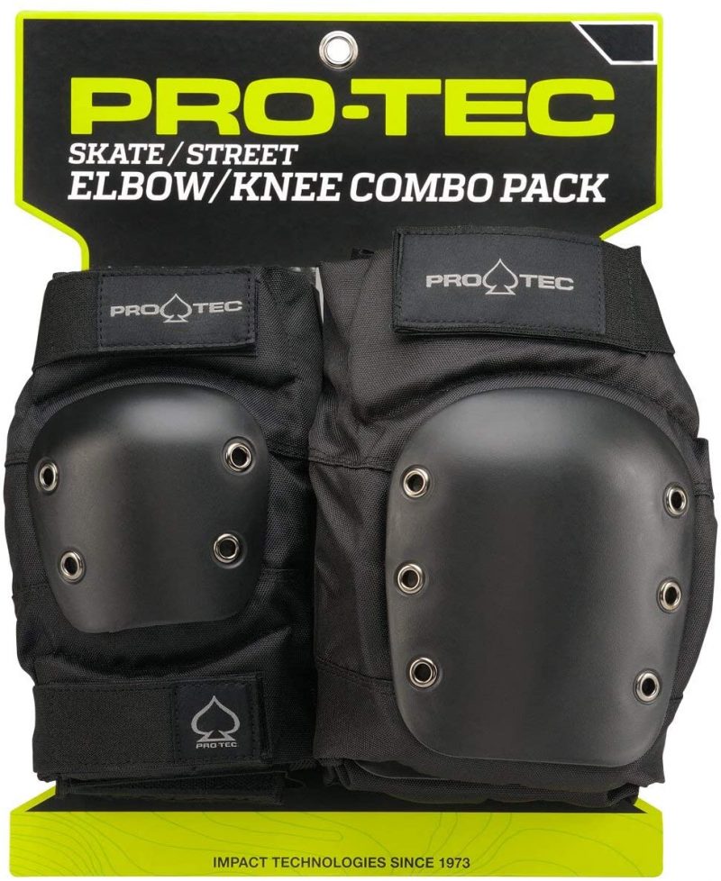Pro-Tec Schoner Street Knee/Elbow Pad Set, Black, L
