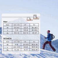 IPSXP Steigeisen, 19 Edelstahl Zähne Spikes Universal Anti-Rutsch Grödeln für Eisspikes für Klettern Bergsteigen Trekking High Altitude Winter Outdoor…