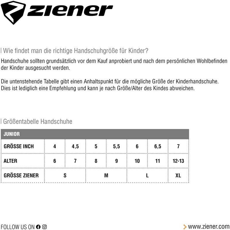 Ziener Kinder CRIDO junior Bike Glove Fahrrad-handschuh