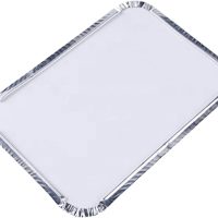 No branded AM00096811EL Aluminium Bowls Grill, 1100 milliliters, Silver