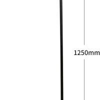 Anten Giraffe | Schwenkbare Stehlampe Schwarz | E27 Fassung MAX 60W | Höhe 159CM | Retro Metall-Stehleuchte | 1 Flammig | Für Wohnzimmer, Schlafzimmer und Arbeitszimmer