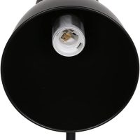 Anten Giraffe | Schwenkbare Stehlampe Schwarz | E27 Fassung MAX 60W | Höhe 159CM | Retro Metall-Stehleuchte | 1 Flammig | Für Wohnzimmer, Schlafzimmer und Arbeitszimmer