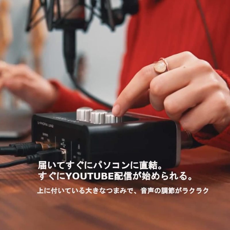 Behringer UM2 Audiophiles 2x2 USB Audio Interface mit XENYX Mikrofonvorverstärker