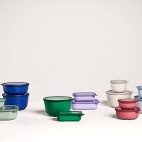 Mepal Multischüssel Cirqula rund – Vivid blue – 3000 ml Inhalt – mit abnehmbarem Deckel – bruchfestes Material - auslaufsicher – tiefkühlgeeignet - spülmaschinengeeignet