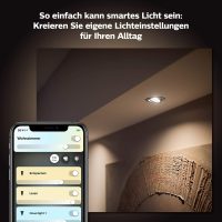 Philips Hue White Ambiance GU10 Lampe Doppelpack 2x350lm, dimmbar, alle Weißschattierungen, steuerbar via App, kompatibel mit Amazon Alexa (Echo, Echo Dot)