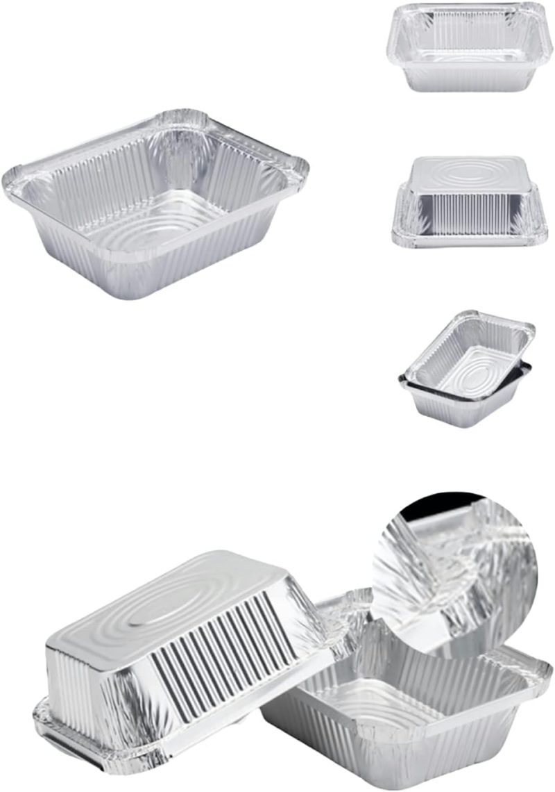 No branded AM00096811EL Aluminium Bowls Grill, 1100 milliliters, Silver