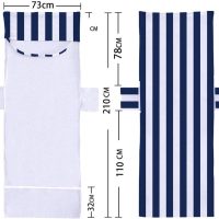 Fansu Schonbezug für Gartenliege, Frottee Handtuch für Sonnenliege Mikrofaser Schnelltrocknend Strandhandtuch mit 2 Taschen, Strandtuchfür Schwimmbäder, Strände, Gartenhotels(75x210cm)