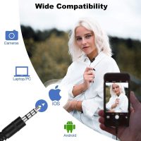 SYNCO Lav-S6E Lavalier-Mikrofon, für Revers/Krawatte, omnidirektionaler Kondensator, 6 m, Clip-Mikrofon, kompatibel mit DSLR-Spiegelreflexkamera, Mobiltelefon, Laptop, PC