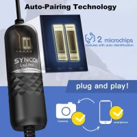 SYNCO Lav-S6E Lavalier-Mikrofon, für Revers/Krawatte, omnidirektionaler Kondensator, 6 m, Clip-Mikrofon, kompatibel mit DSLR-Spiegelreflexkamera, Mobiltelefon, Laptop, PC
