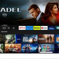 Xiaomi F2 Smart Fire TV 43 Zoll, 108 cm Fernseher (4K UHD, HDR10, Rahmenloses Metallgehäuse, Prime Video, Netflix, Alexa Sprachsteuerung, HDMI 2.1, Bluetooth, USB, Triple Tuner) Modelljahr:2022