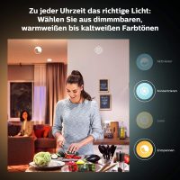 Philips Hue White Ambiance GU10 Lampe Doppelpack 2x350lm, dimmbar, alle Weißschattierungen, steuerbar via App, kompatibel mit Amazon Alexa (Echo, Echo Dot)