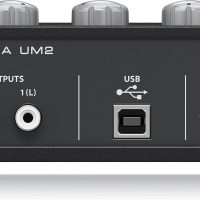Behringer UM2 Audiophiles 2x2 USB Audio Interface mit XENYX Mikrofonvorverstärker