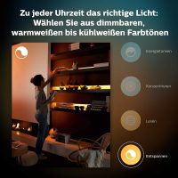 Philips Hue White & Col. Amb. Lightstrip Plus 2m Basis, 1600lm, 16 Mio. Farben, steuerbar via App, kompatibel mit Amazon Alexa (Echo, Echo Dot)