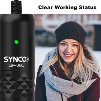 SYNCO Lav-S6E Lavalier-Mikrofon, für Revers/Krawatte, omnidirektionaler Kondensator, 6 m, Clip-Mikrofon, kompatibel mit DSLR-Spiegelreflexkamera, Mobiltelefon, Laptop, PC