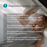 TEMPUR Original Schlafkissen Memory Foam, ergonomisches Nackenstützkissen für Seiten- und Rückenschläfer, Liegefühl fest, S (50 x 31 x 8/5 cm), Weiß