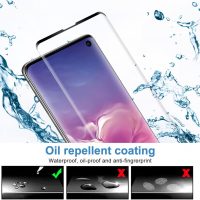 Für Samsung Galaxy S10 Folie, Kante an Kante, Berührungsempfindlich, Anti-Kratzer, Ultra-HD, 2 Glass Schutzfolie und 2 Kamera PanzerFolie, Displayschutzfolie.