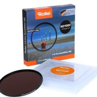Rollei F:X Pro Rundfilter (62 mm, ND 1000 Filter) Neutraler Graufilter (Neutraldichtefilter) aus Gorilla Glas mit spezieller Beschichtung – ND8 (10 Stopps/3,0)