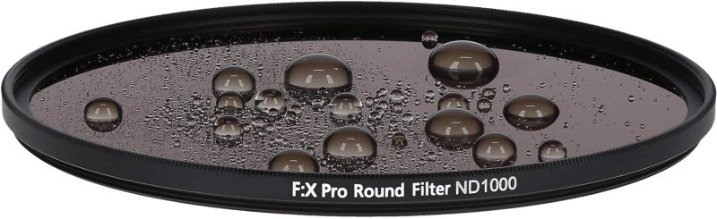 Rollei F:X Pro Rundfilter (62 mm, ND 1000 Filter) Neutraler Graufilter (Neutraldichtefilter) aus Gorilla Glas mit spezieller Beschichtung – ND8 (10 Stopps/3,0)