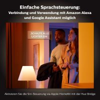 Philips Hue White & Col. Amb. Lightstrip Plus 2m Basis, 1600lm, 16 Mio. Farben, steuerbar via App, kompatibel mit Amazon Alexa (Echo, Echo Dot)