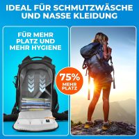 SilverRack Vakuumbeutel Set Reise [8 Stück] in Größe (50x70 cm) - Travel Vakuumbeutel für Kleidung zum Rollen - Vakuum Kleiderbeutel - Kleider Vakuumierbeutel als Backpacker Vacuum Bags