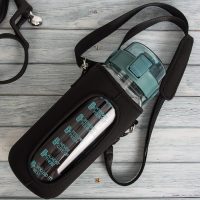 DEARRAY 2l Sport Trinkflasche Glas Flasche mit Strohhalm & Zeitmarkierung 2 liter Große bpa frei Wasserflasche Motivation mit Uhrzeit Kohlensäure geeignet
