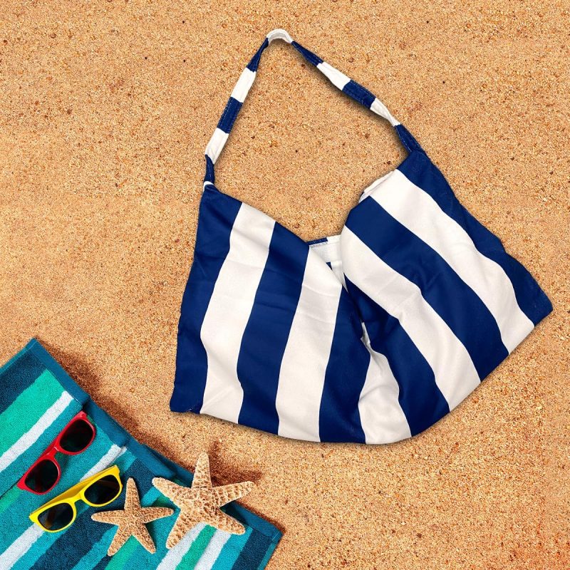 Fansu Schonbezug für Gartenliege, Frottee Handtuch für Sonnenliege Mikrofaser Schnelltrocknend Strandhandtuch mit 2 Taschen, Strandtuchfür Schwimmbäder, Strände, Gartenhotels(75x210cm)