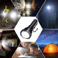 SENDALE LED Taschenlampe Extrem Hell 100000 Lumen CREE Taschenlampen, XHP90 Taschenlampe Batteriebetrieben,IP67 Wasserdicht,5 Lichtmodi Aufladbar USB-C für Camping,Ausrüstung,Militär,Outdoor