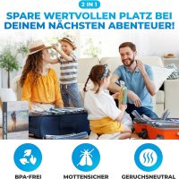SilverRack Vakuumbeutel Set Reise [8 Stück] in Größe (50x70 cm) - Travel Vakuumbeutel für Kleidung zum Rollen - Vakuum Kleiderbeutel - Kleider Vakuumierbeutel als Backpacker Vacuum Bags