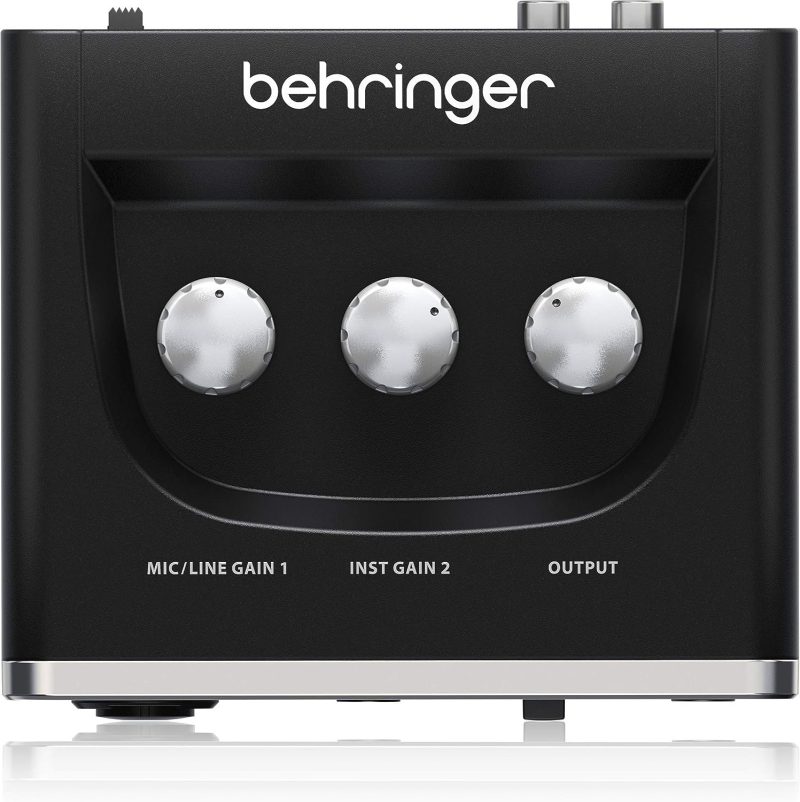 Behringer UM2 Audiophiles 2x2 USB Audio Interface mit XENYX Mikrofonvorverstärker