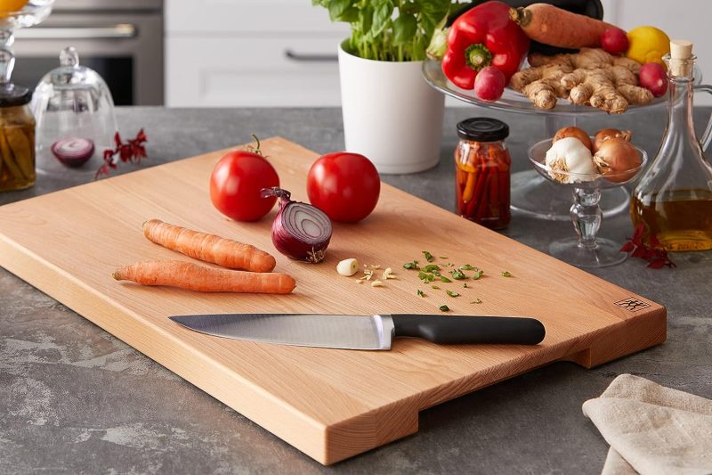 ZWILLING Schneidbrett aus massiven Holz, Buche, Braun, 60 x 40 x 3 cm