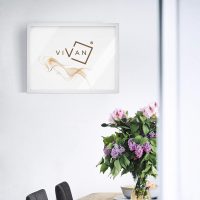 VIVAN Rahmen, Weiß (matt), 50 x 70 cm