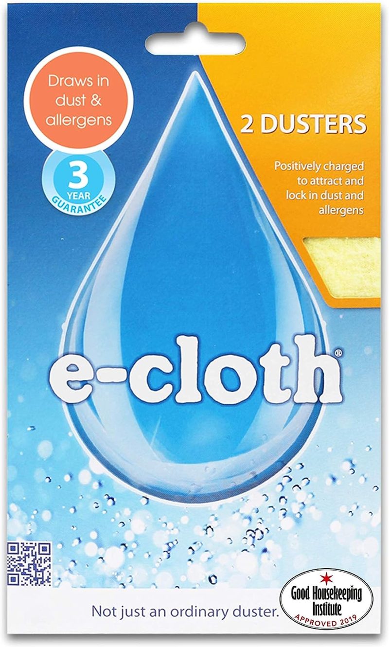 E-Cloth Staubtuch, Polyester, Gelb, 2er Pack